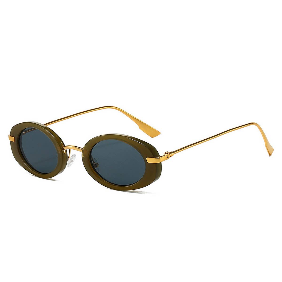 OVAL RETRO HIGH-END SUNGLASSES
