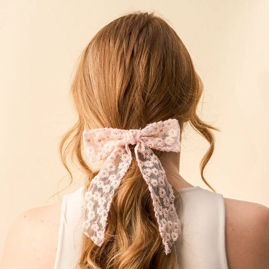 Ditzy Daisies Hair Bow