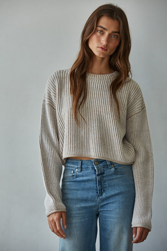 denali ribbed pullover