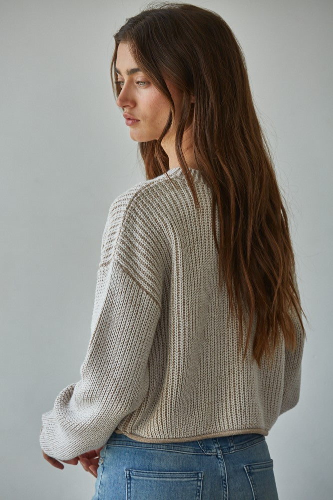 denali ribbed pullover