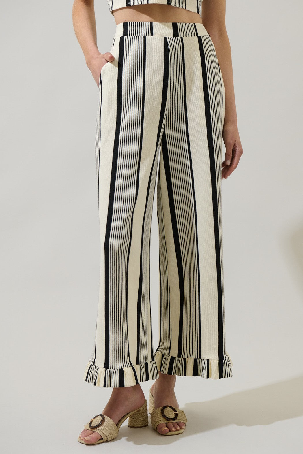 devra club stripe pants