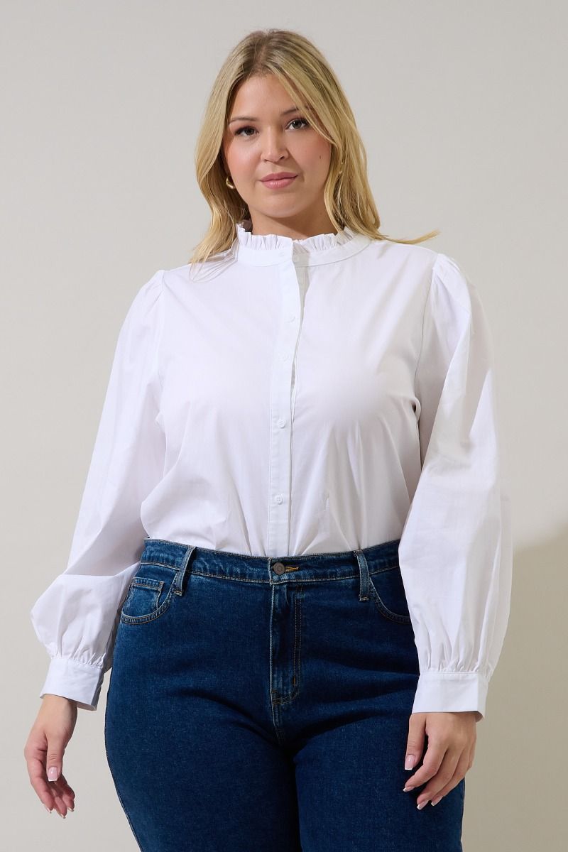 doris button down shirt-curvy