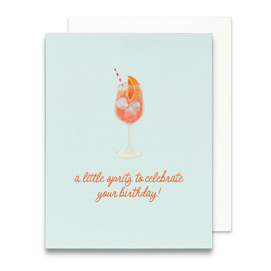 Aperol Spritz Birthday Greeting Card