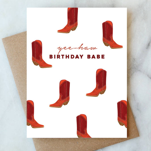 Cowgirl Birthday Greeting Card