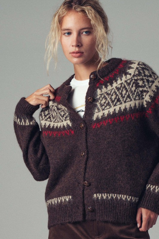 Nordic Fair Isle Cardigan