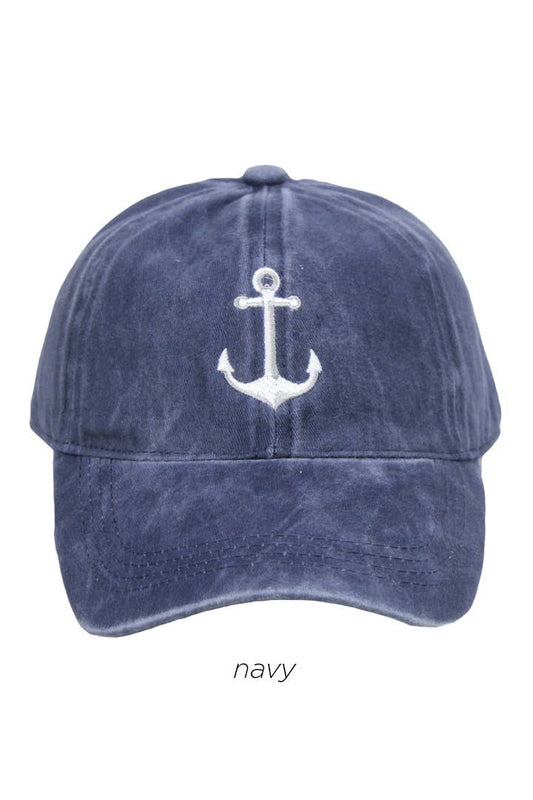 ANCHOR icon Embroidered Baseball Cap