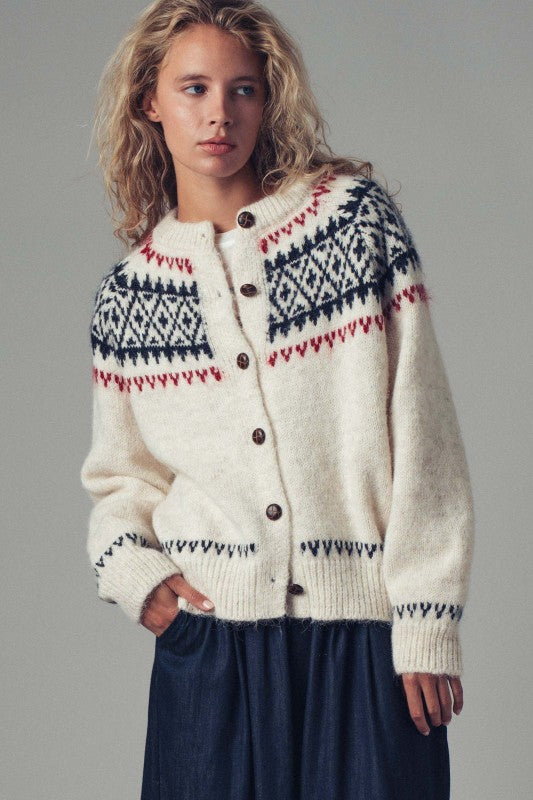 Nordic Fair Isle Cardigan