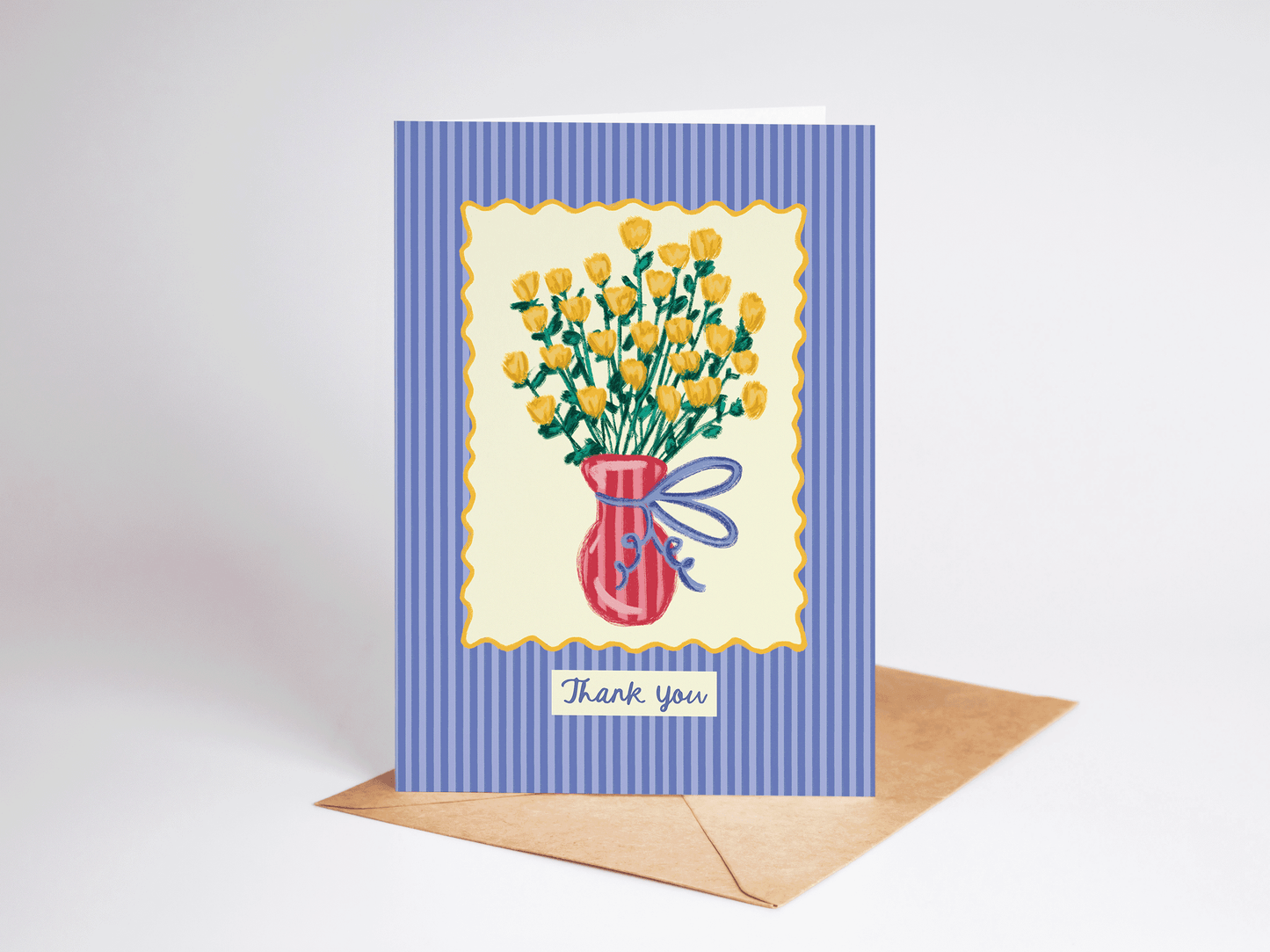 Bundle of Thanks Flowery Appreciation Greeting Card