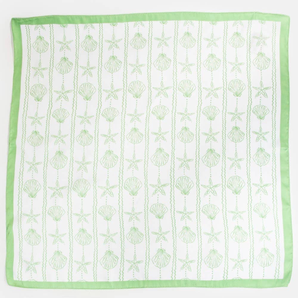 Sealife Seashells And Starfish Bandana Scarf
