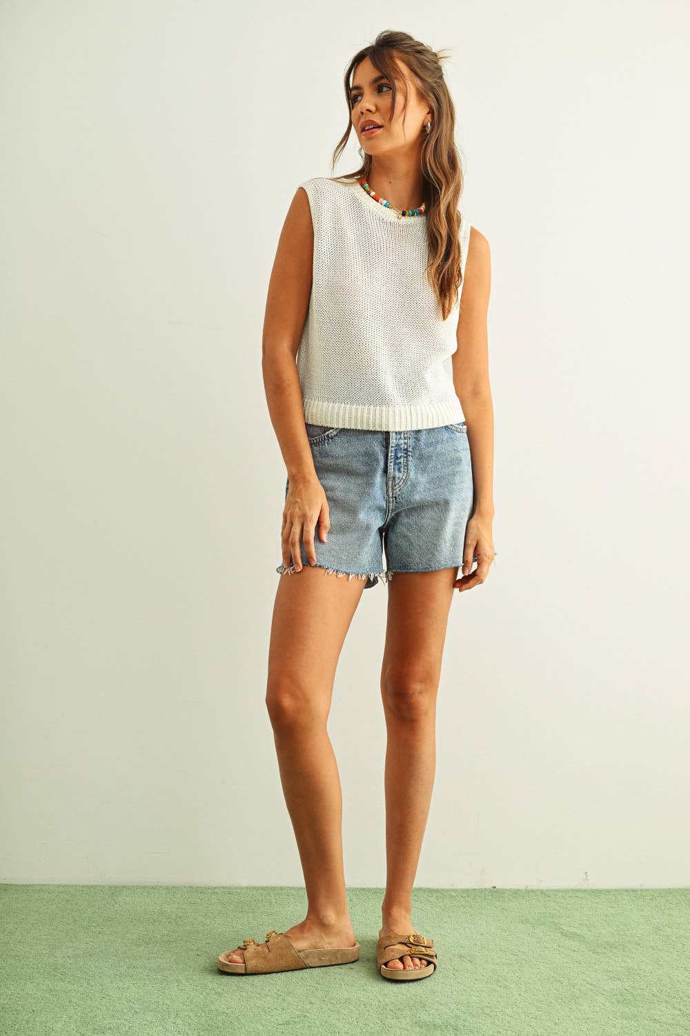 Lucy Sleeveless Knit Top