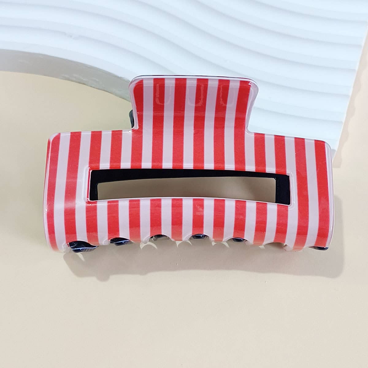 Stars & Stripes RECTANGLE HAIR CLAW CLIPS