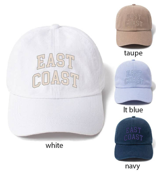 East Coast Tonal Embroidered Hat