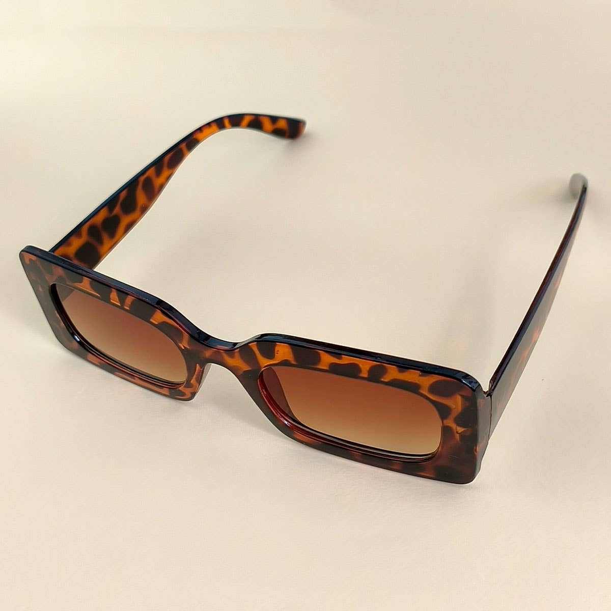 Trendy Small Square Jelly Sunglasses, Retro Style