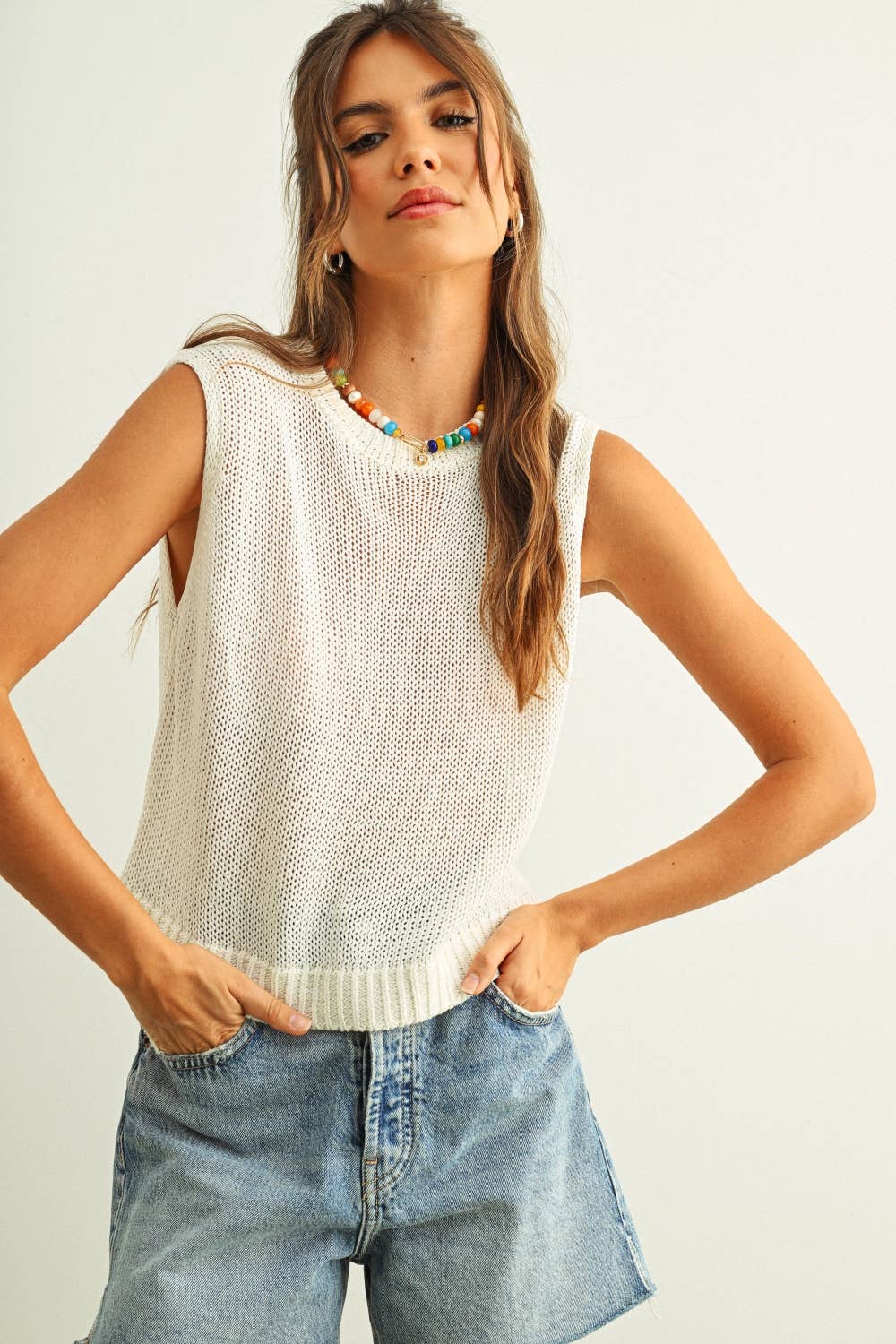 Lucy Sleeveless Knit Top