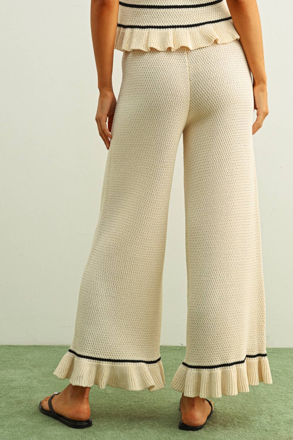 Ruffle Hem Pants