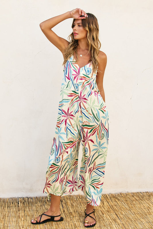 far away tie back jumpsuit
