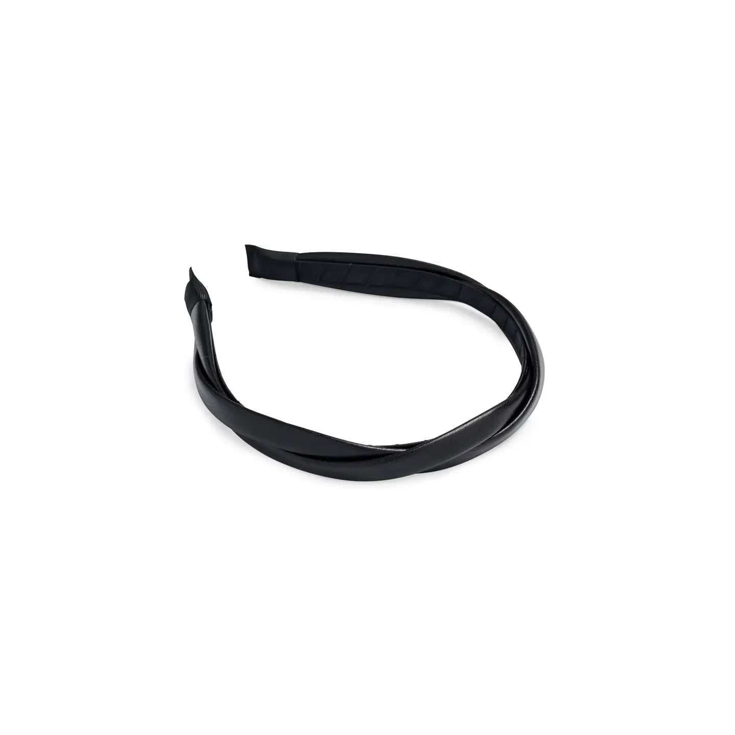 faux leather twist headband