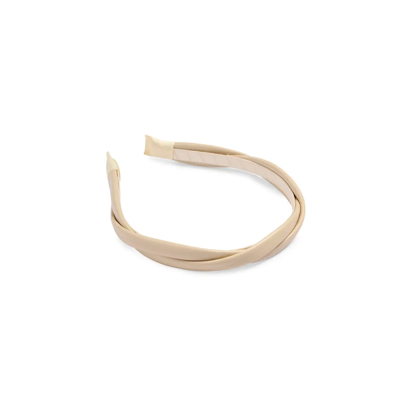 faux leather twist headband