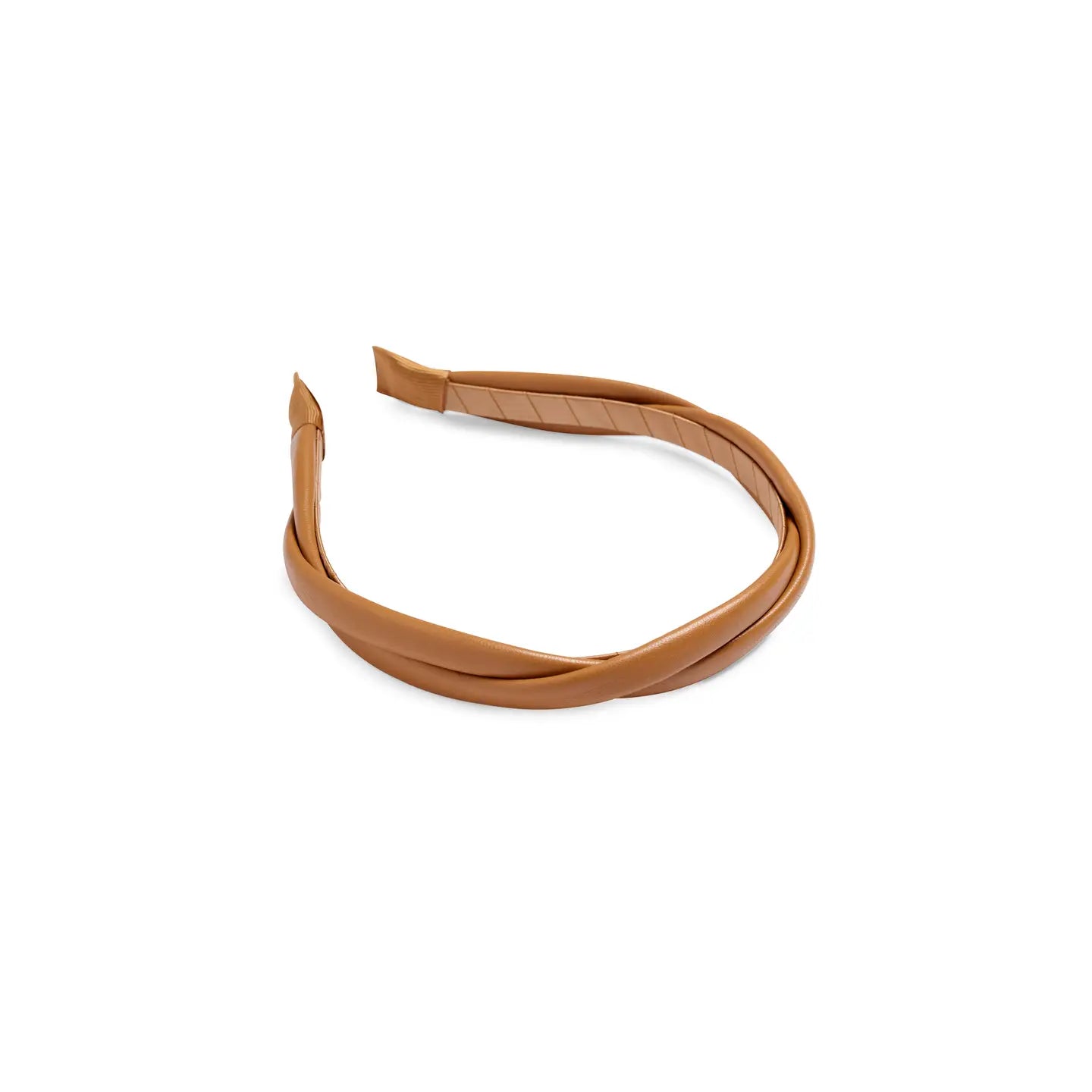 faux leather twist headband