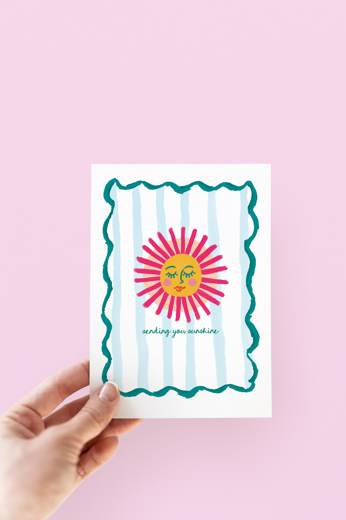 Sending You Sunshine Friendship Just Because Greeting Card