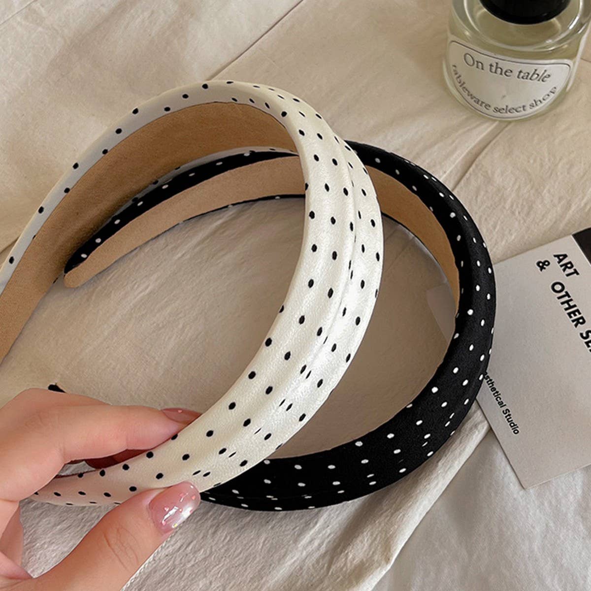 Polka Dot Wide Headband