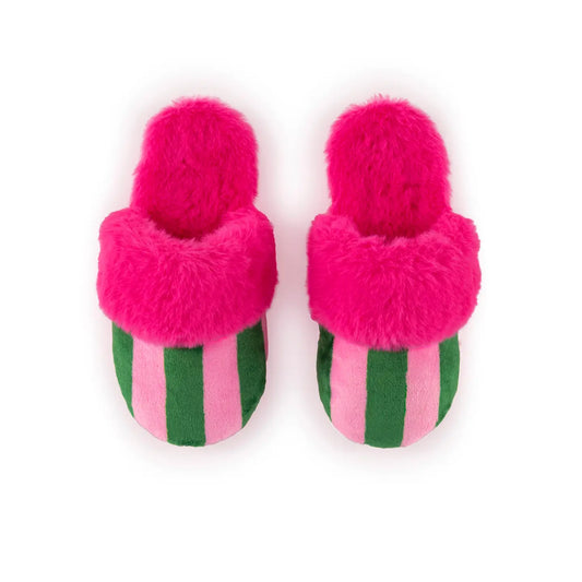 felicity stripe slippers