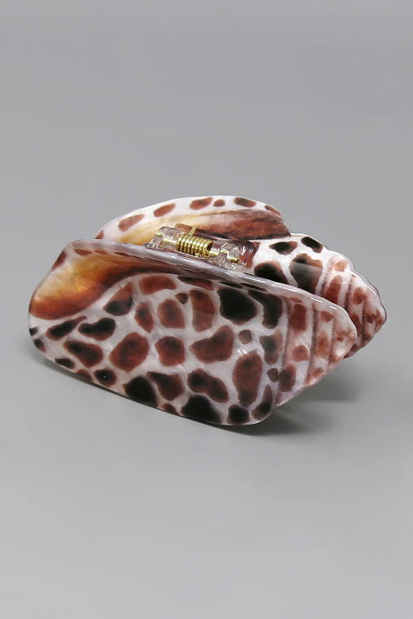 Shell Acrylic Hair Clip