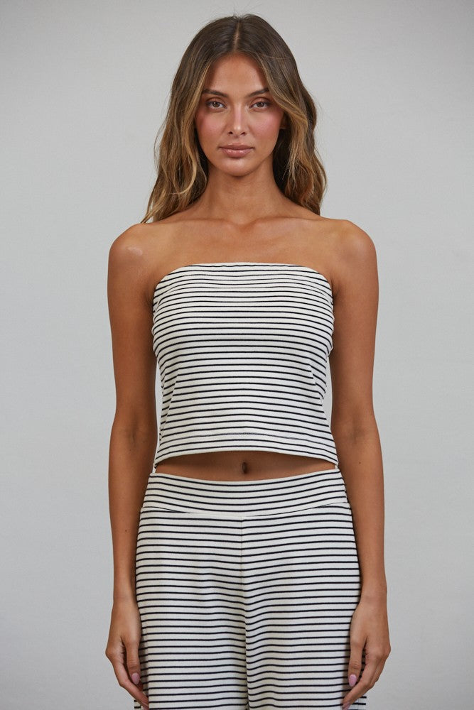 Soft Stripe Lounge Tube Top
