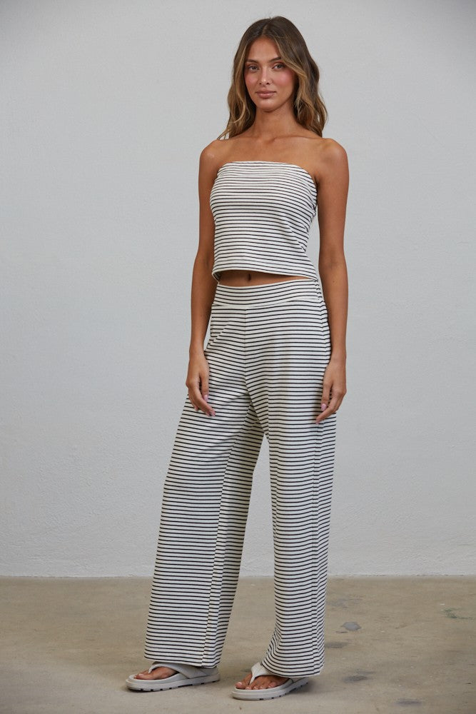 Soft Stripe Lounge Tube Top