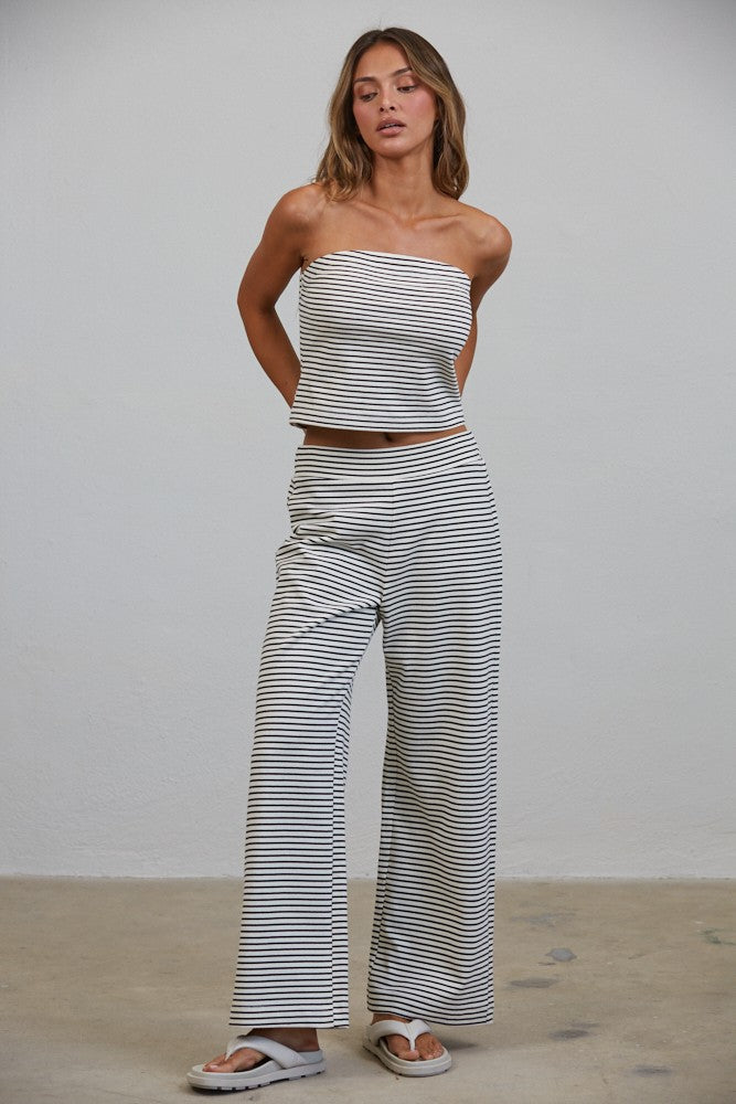Soft Stripe Lounge Tube Top