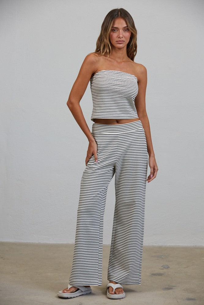 Soft Stripe Lounge Tube Top