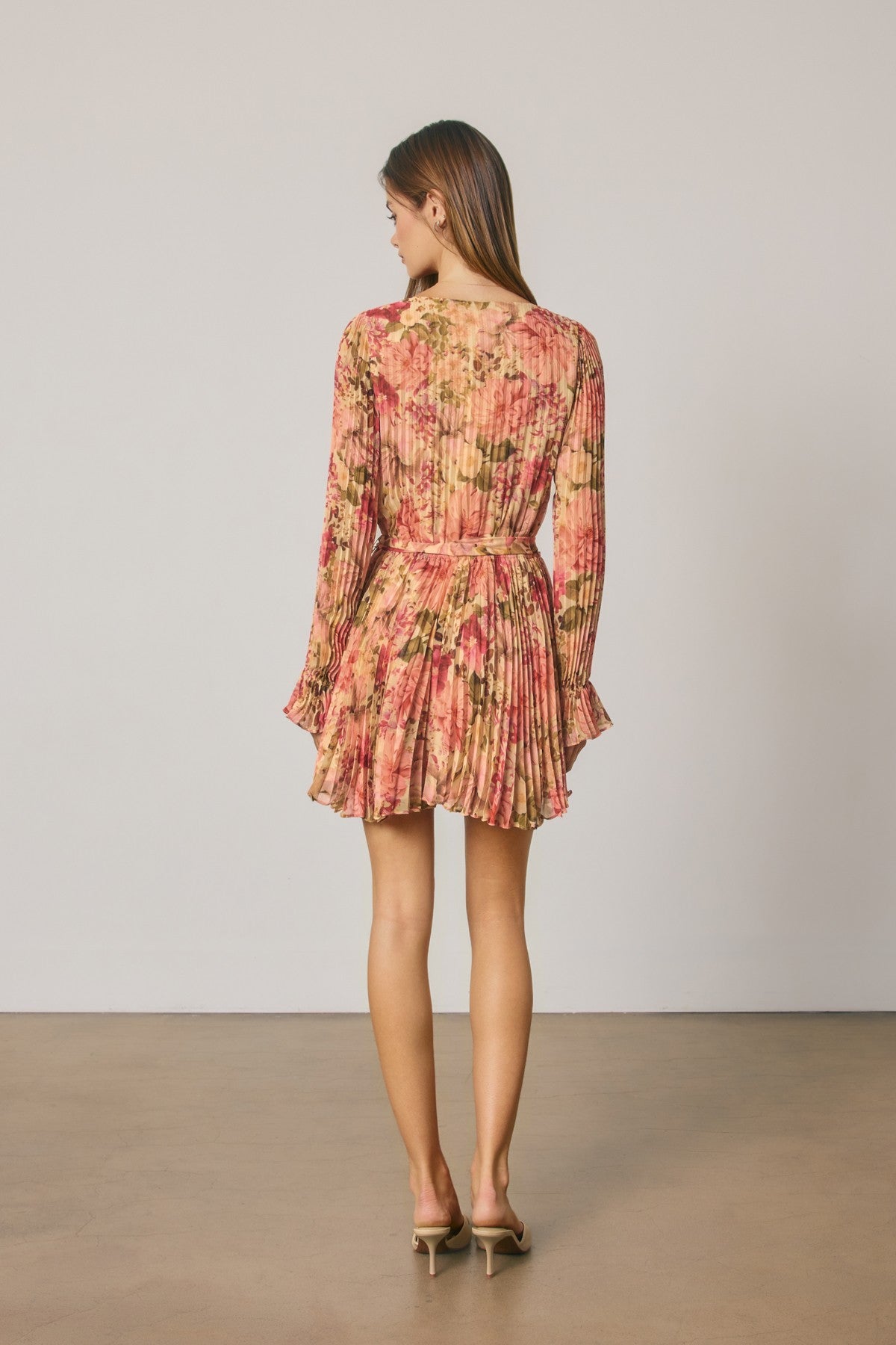 fiona floral chiffon romper
