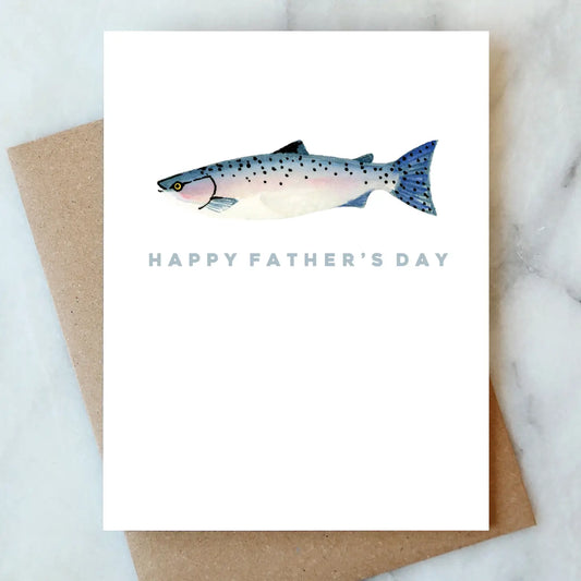 fish father's day card