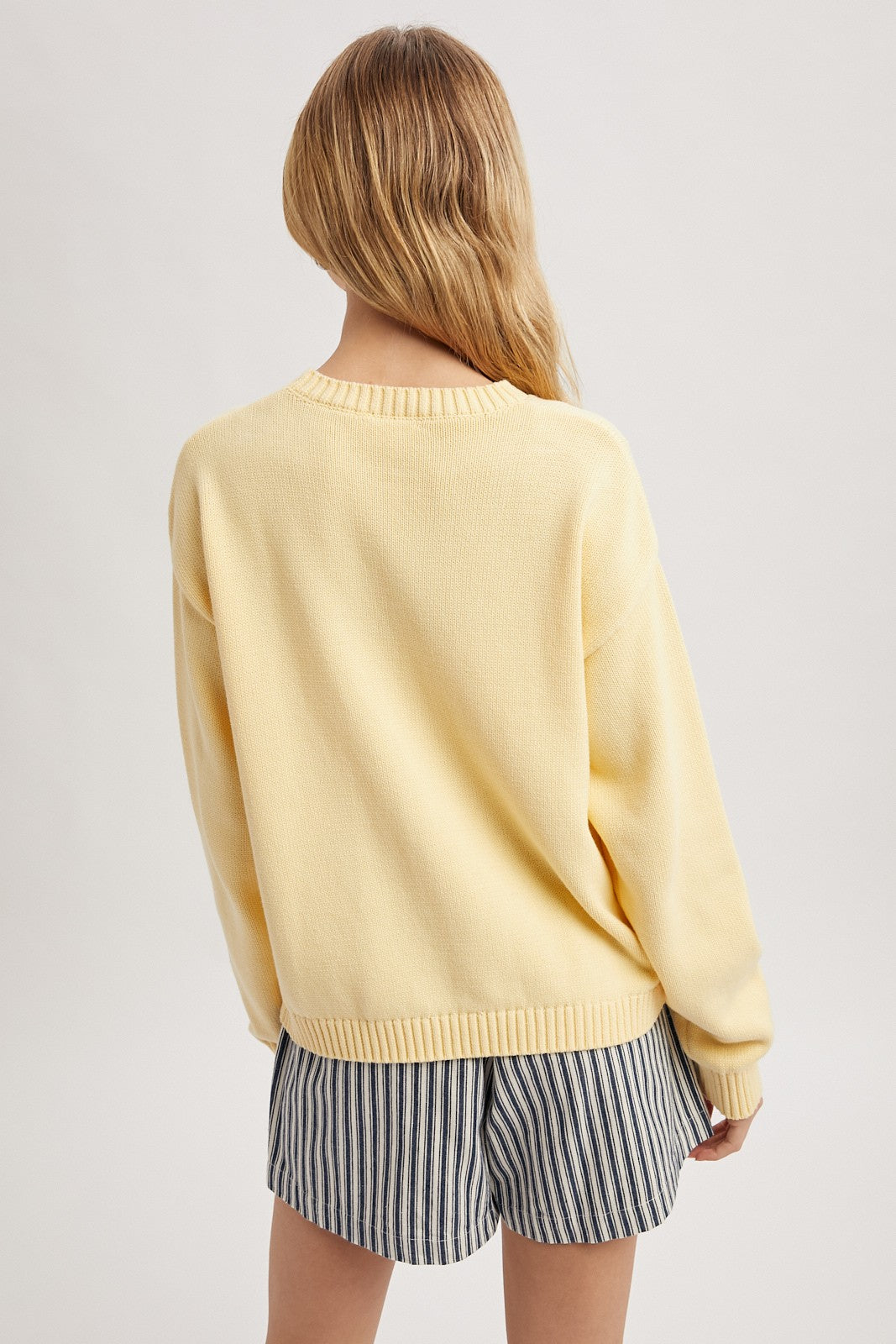 fish graphic coastal sweater