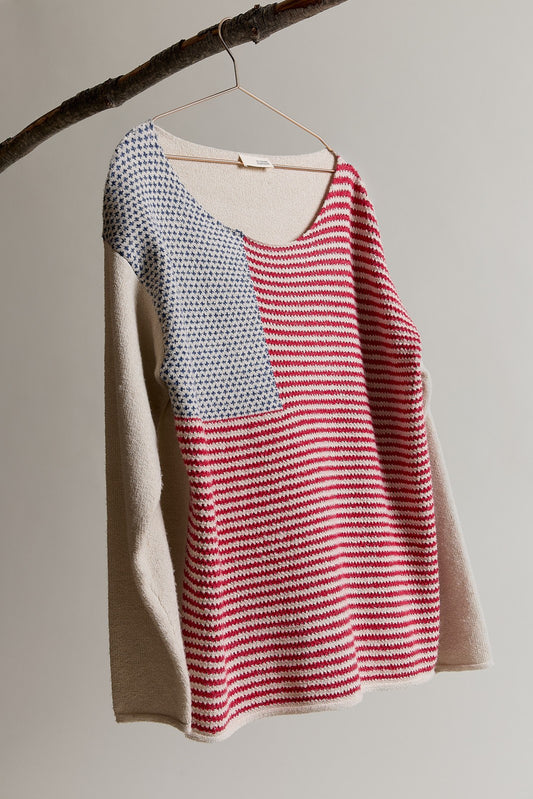 Oversize Flag Sweater