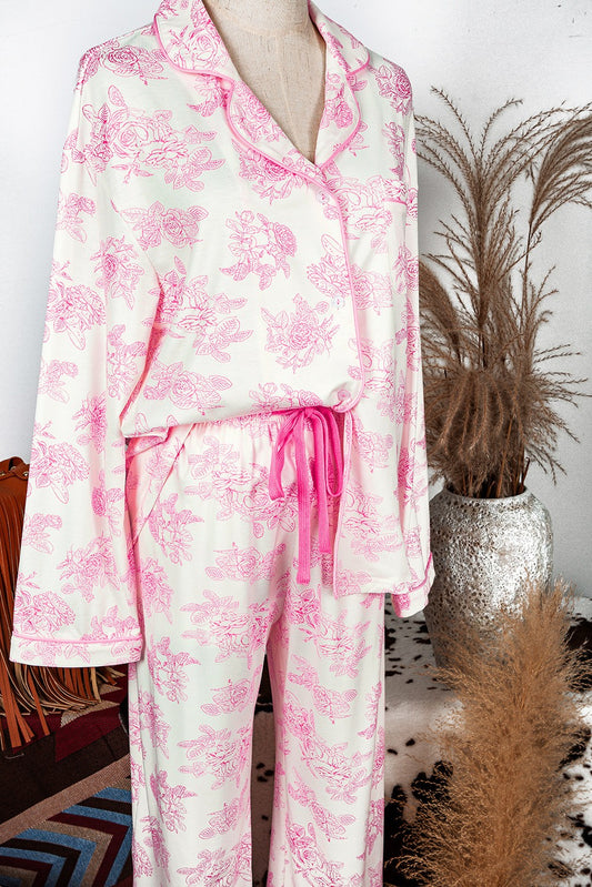 floral pajama set