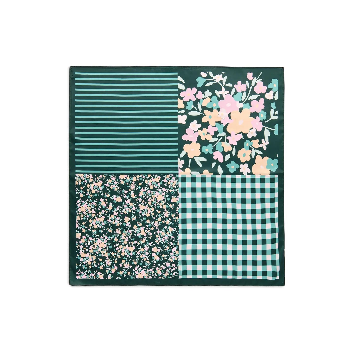 floral square scarf