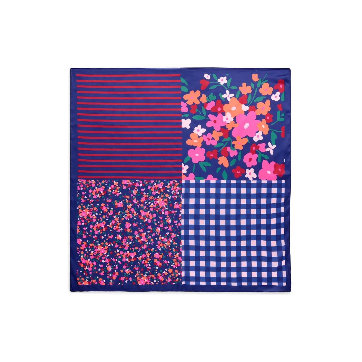 floral square scarf