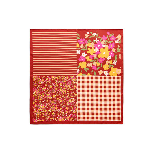floral square scarf
