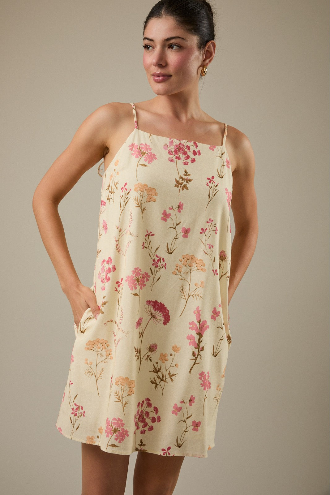 flower joy mini dress