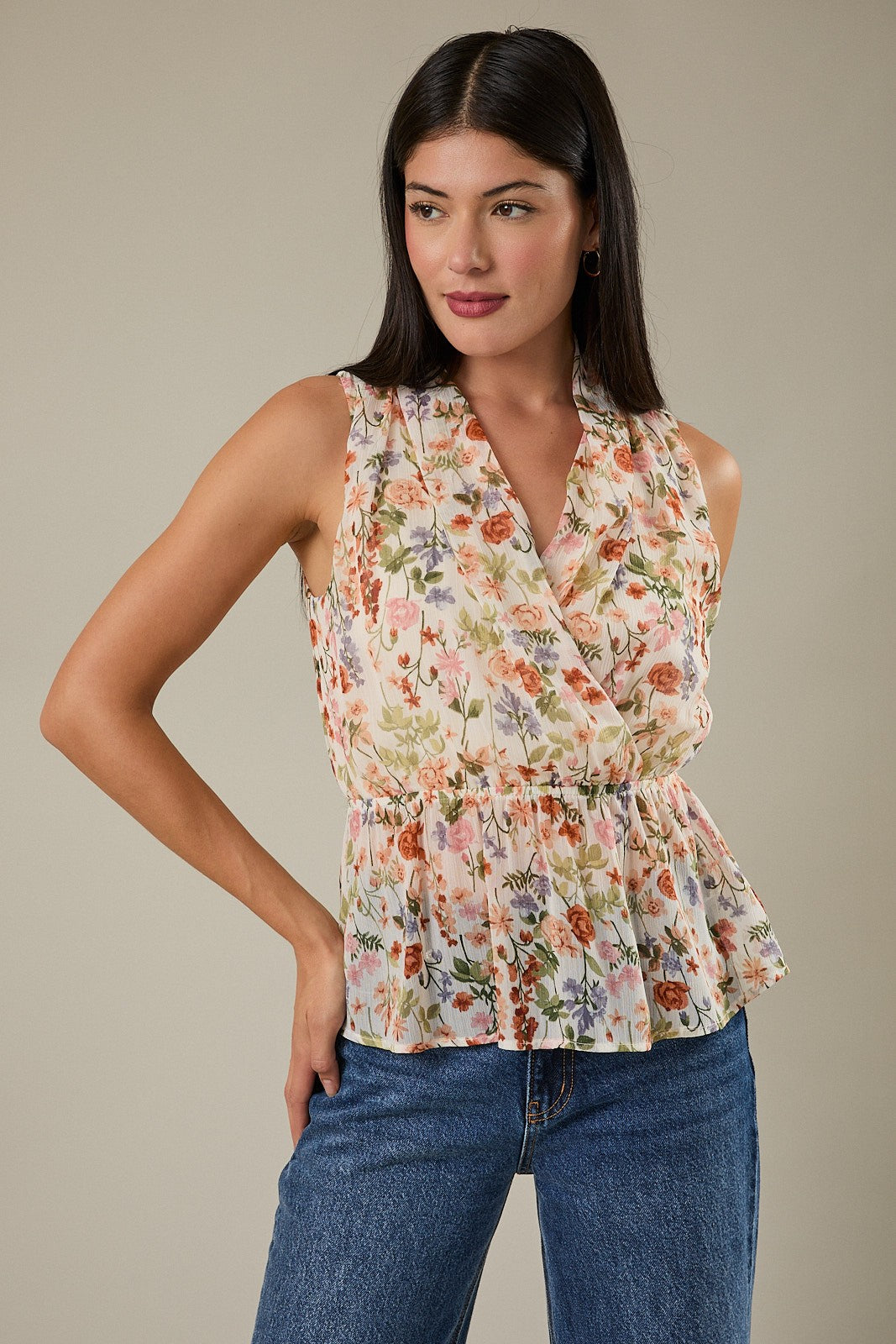 flowers and sunshine tank