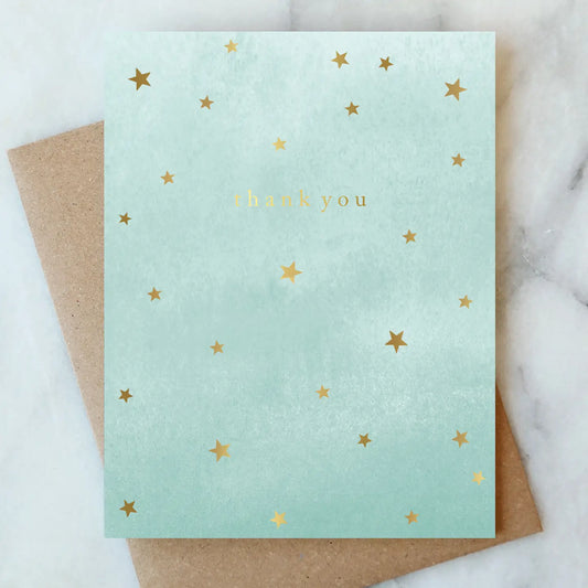 galaxy thank you card