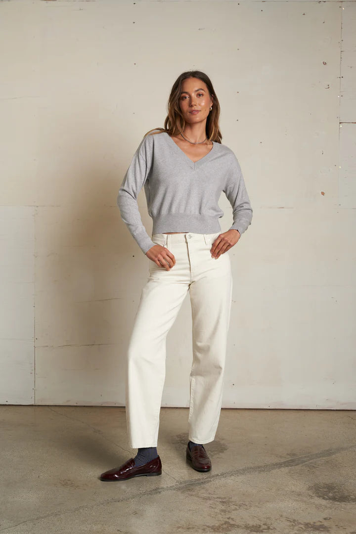 Georgina Cotton V-Neck Sweater