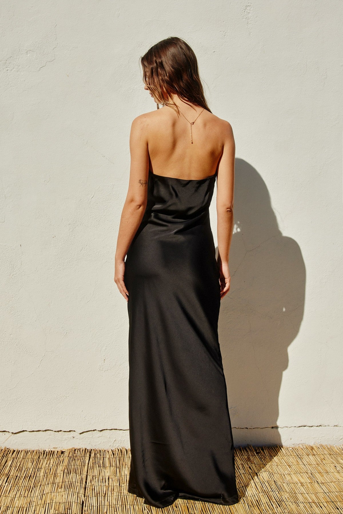 going out strapless maxi dress