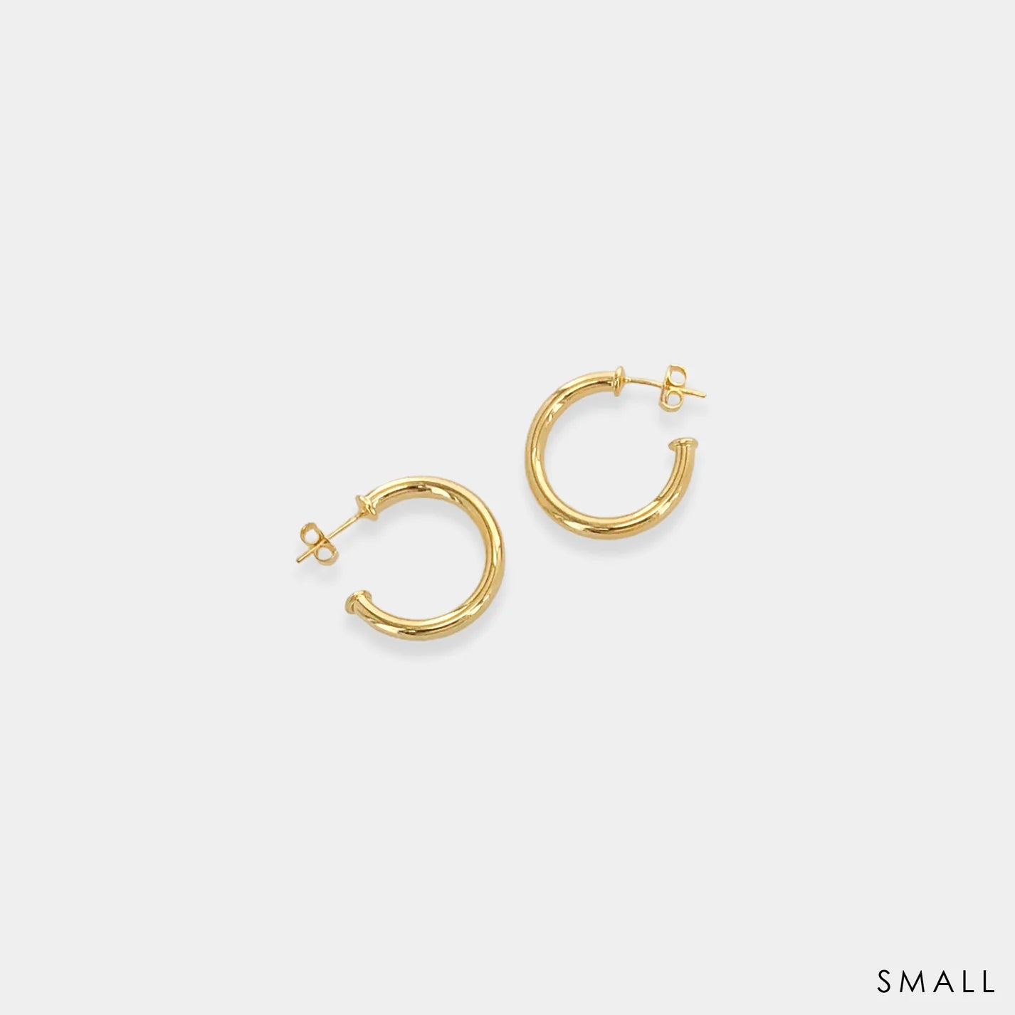 gold filled hoops-small