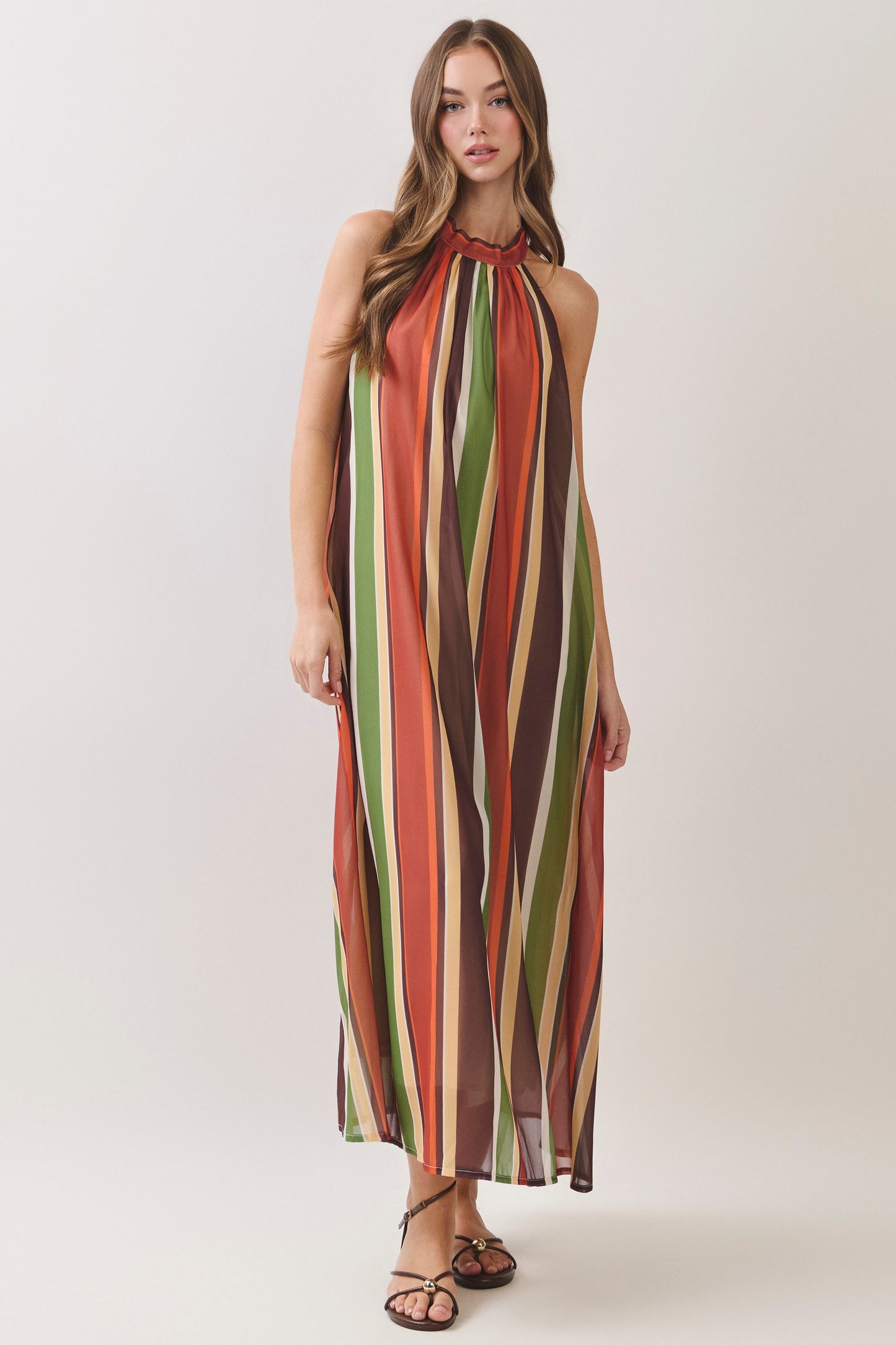 go with the flow stripe maxi dress