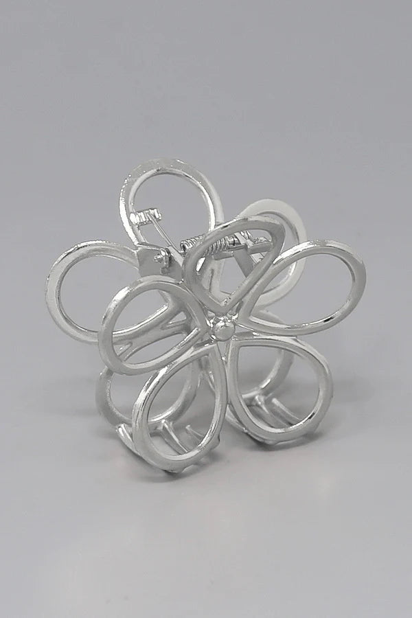 Flower Metal Claw Clip