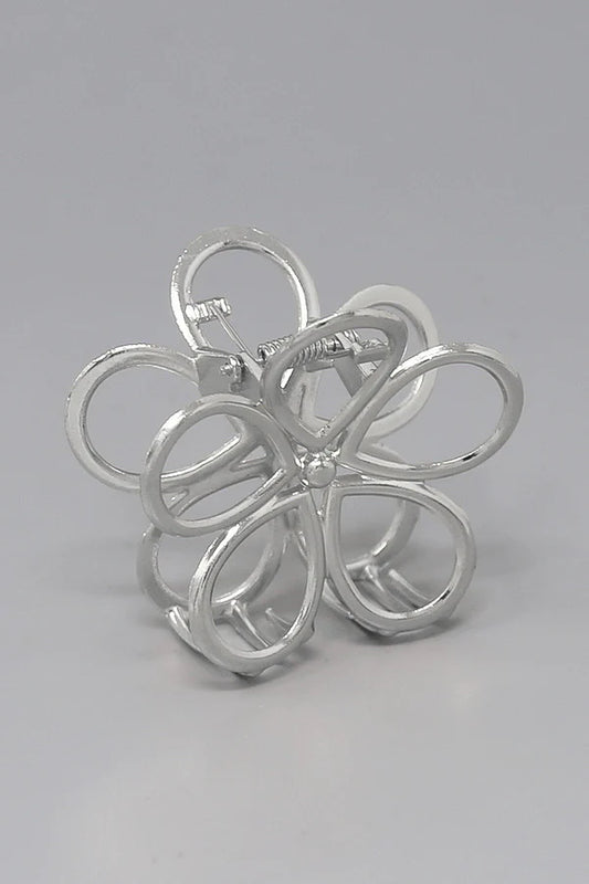 Flower Metal Claw Clip