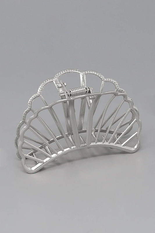 Shell Metal Hair Claw