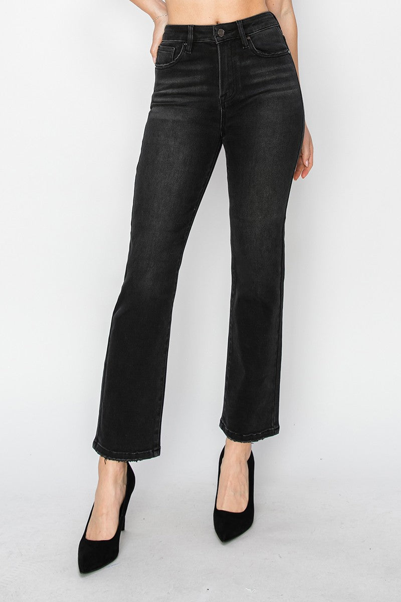 high rise crop straight jeans-curvy